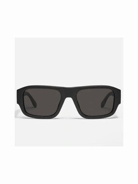 QUAY-MEN'S NIGHT CAP NO-NS-2088-MATTE BLACK /BLACK POLARIZED LENS SUNGLASSES